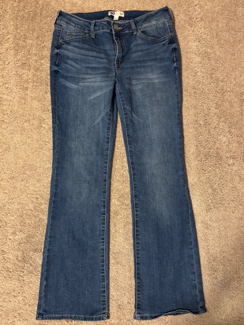 SO Low Rise Bootcut Jeans